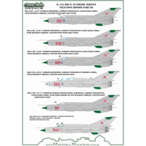 Model Maker D72152 - MiG-21 in Polish service exclusive edition part III