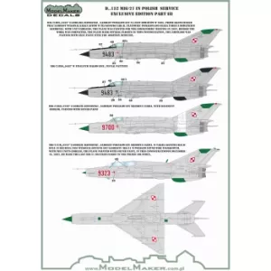Model Maker D72152 - MiG-21 in Polish service exclusive edition part III