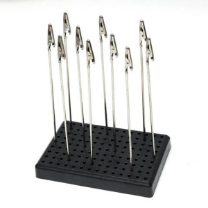 Stojak do malowania małych elmentów z 10 uchwytami