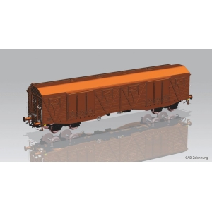 Piko 58232 - Zestaw 2 wagonów towarowych krytych 401Ka Gags-t + 401Ka Gas ep.V PKP