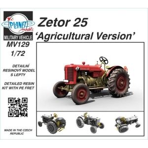 Planet Models MV129 - Zetor 25 ‘Agricultural Version ’