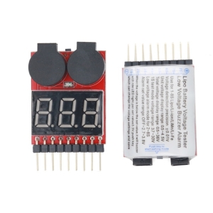 Tester LiPo buzzer, miernik napięcia 1S - 8S