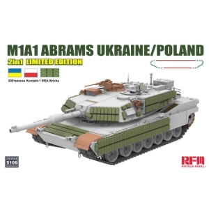 RYEFIELD MODEL 5106 - M1A1 ABRAMS UKRAINE/POLAND 2in1 Limited Edition