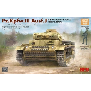 RFM 5070 - Pz.Kpfw.III Ausf.J w/workable track links & torsion bar suspension system