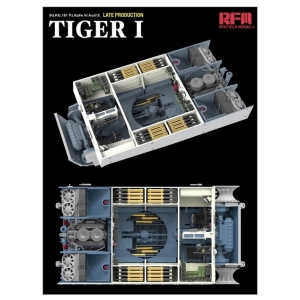 Rye Field Model RFM5080 - Tiger I Late Production Zimmerit & Full Interior