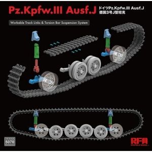 RFM 5070 - Pz.Kpfw.III Ausf.J w/workable track links & torsion bar suspension system