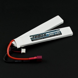 pakiet LiPo ASG 2400mAh/7,4V (20C) rozdzielony (1+1)