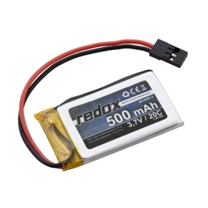 pakiet LiPo 500mAh/3,7V (20C) pojedyncze ogniwo JR