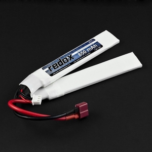 pakiet LiPo ASG 850mAh/7,4V (20C) rozdzielony (1+1)