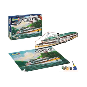 Revell 05232 - Rheindampfer Goethe  (zestaw z klejem, pędzelkiem i farbkami)