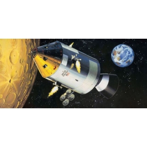 Revell 03703 - Apollo 11 Spacecraft with Interior - zestaw z klejem , pędzelkiem i farbkami