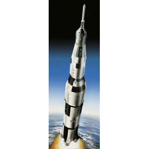 Revell 03704 - Apollo 11 Saturn V Rocket - zestaw z klejem , pędzelkiem i farbkami