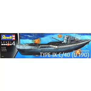 Revell 05133 - German Submarine Type IX C/40 (U190)