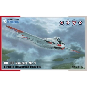 Special Hobby 72453 - DH.100 Vampire F.3 European and American Operators