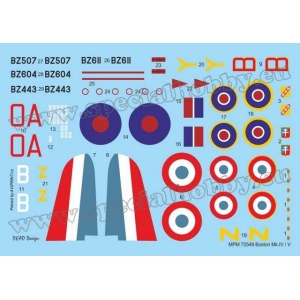 Special Hobby 72413 -  Boston Mk. IV/ V 'The Last Version in RAF and Free French Service'