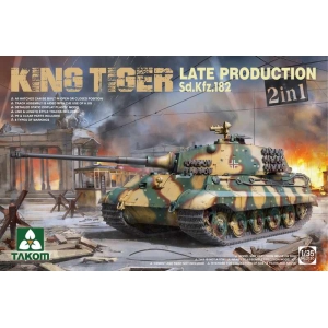 TAKOM 2130 - Sd.Kfz.182 King Tiger  Late Production 2 in 1