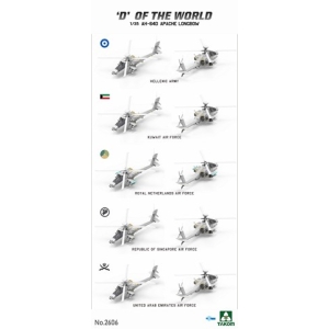 Takom 2606 -  'D' OF THE WORLD AH-64D ATTACK HELICOPTER (LIMITED EDITION)