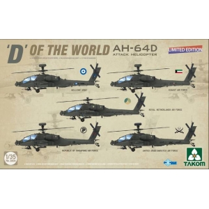 Takom 2606 -  'D' OF THE WORLD AH-64D ATTACK HELICOPTER (LIMITED EDITION)
