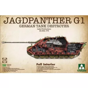Takom 2106 - German Tank Destroyer Jagdpanther G1 Late production Full Interior Kit
