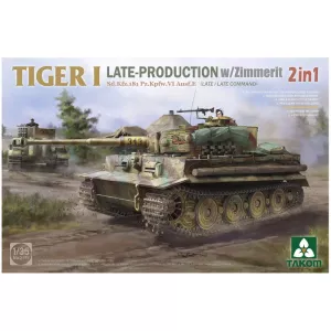 Takom 2199 - Tiger I Late Production w/zimmerit Sd.Kfz. 181 Pz.Kpfw. VI Ausf. E (Late/Late Command)
