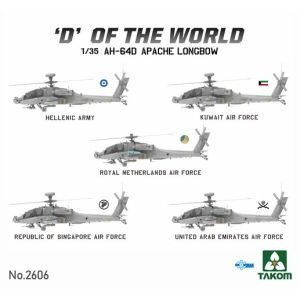 Takom 2606 -  'D' OF THE WORLD AH-64D ATTACK HELICOPTER (LIMITED EDITION)