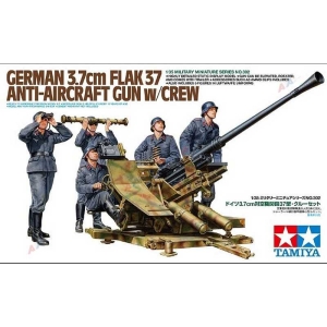 Tamiya 35302 - German 3.7cm Flak 37 Anti-Aircraft Gun w/Crew