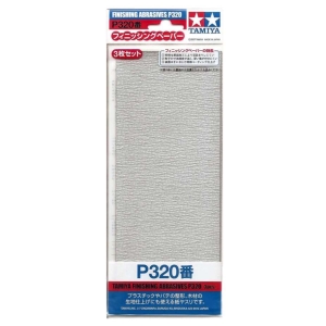 Tamiya 87094 - Papier ścierny P320  3 arkusze