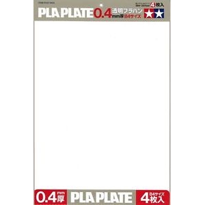 Tamiya 70127 - Płyta polistyrenowa Pla-Plate 0,4 mm clear (B4)