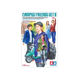 Tamiya 24356 - Campus Friends Set 2 (plus scooter)