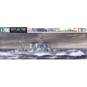 Tamiya 31806 - British Battle Cruiser Hood & E Class Destroyer