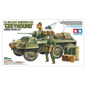 Tamiya 25196 - U.S. M8 Light Armored Car "Greyhound" Combat Patrol Set