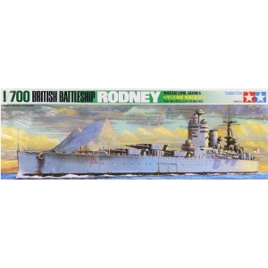 Tamiya 77502 - British Battleship Rodney Water line Series