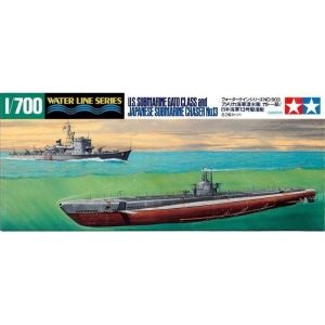 Tamiya 31903 - US Submarine + Japanese Chaser