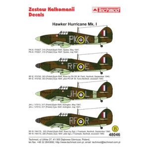 Techmod 48046 - Hawker Hurricane Mk I