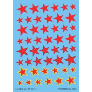 Techmod 48021 - Radzieckie Czerwone Gwiazdy, II WŚ
