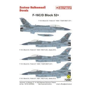 Techmod 72067 - F-16 C/D Block 52