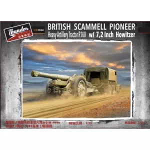 Thunder Model 35212 - British Scammell Pioneer Heavy Artillery Tractor R100 w/ 7,2 Inch Howitzer