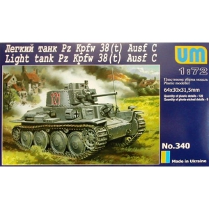 Uni Models 340 Pz.Kpfw.38(t) Ausf.C