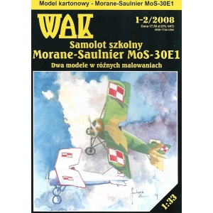 Samolot szkolny Morane-Saulnier MoS-30E1 (Dwa modele w różnych skalach)