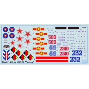 Zvezda 7318 - MIG-17 „Fresco“ Soviet Fighter