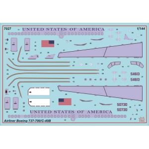 Zvezda 7027 - Boeing 737-700 / C-40