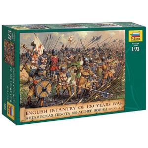 Zvezda 8060 - ENGLISH INFANTRY OF THE 100 YEARS WAR