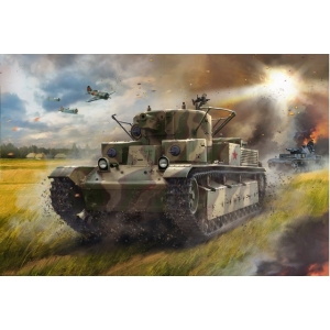 Zvezda 5064 - T-28 Soviet heavy tank WWII
