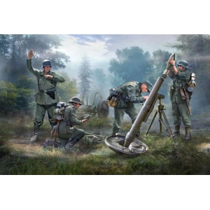 Zvezda 6268 - German 120mm Mortar w/crew 120mm Granatwerfer