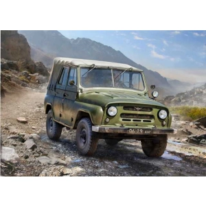 Zvezda 3629 - UAZ 469 Soviet military off-road vehicle