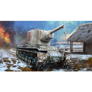 Zvezda 5084 - KV-2 Heavy Soviet Tank WWII