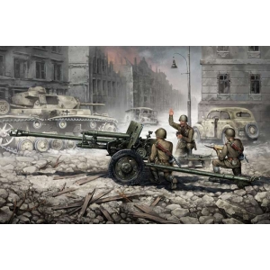 Zvezda 3671 - ZIS-3 with crew