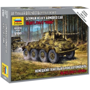Zvezda 6285 - Sd.Kfz.234 “Puma” German WWII armoured car