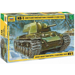 Zvezda 3624 - KV-I mod.1940 with 76mm gun Heavy Soviet tank