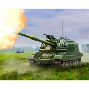 Zvezda 7428 - MSTA-S Soviet/Russian self-propelled 152mm artillery gun